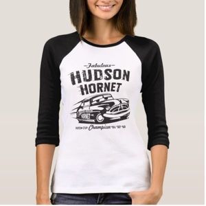 Disney Pixar Cars Doc Hudson raglan t-shirt size M